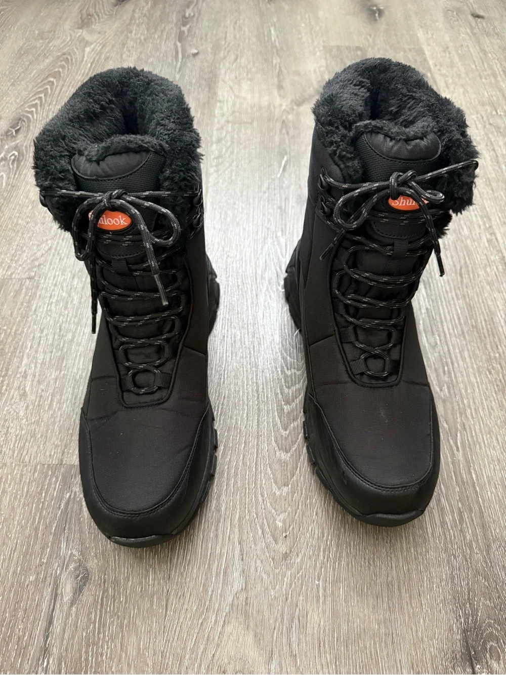 SHULOOK Men’s Waterproof Snow Boots – Size 11.5